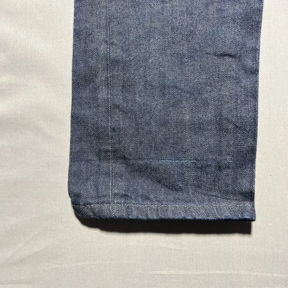 Naked & Famous Weird Guy Jeans Mens 32 Selvedge Denim Button Fly Indigo 32x33 - Picture 5 of 16